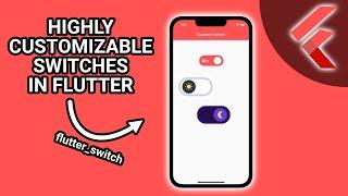 Flutter Tutorial - Customize Switch Widgets (flutter_switch) #Flutter #AppDevelopment #Dart