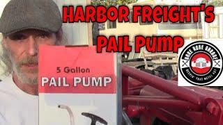 How to Put Hydraulic Fluid in a 1960 Massey Ferguson MF35 the Easy Way - Harbor Freight Bucket Pump