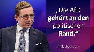 Was trennt CDU und AfD? Philipp Amthor und Bernd Baumann diskutieren | maischberger