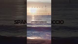 SPANISH CAPRICCIO on Guitar. TABS GuitarMe School Aleksunder Chuiko #GuitarMe #Tabs #flamenco #табы