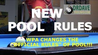 New WPA Official Rules of Pool … Learn About All the Changes
