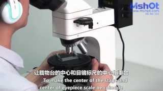 How to operate polarizing microscope MSHOT MP41?