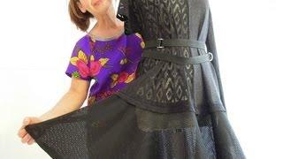 How to make a dress - Upcycle sewing tutorial