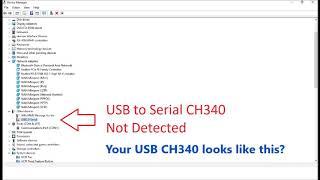 INSTALL DRIVER CH340