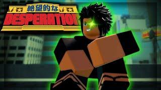 I FINALLY Played This NEW CC MHA Roblox Game... | Desperation