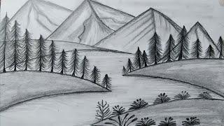 How to Draw Scenery EASY - Drawing Tutorials for Beginners