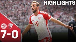 Harry Kane hat-trick in 7-goal gala | FC Bayern vs. Bochum 7-0 | Highlights