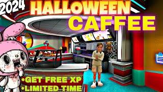 Get unlimited xp by this new caffee||Halloween event in avakin life 2024