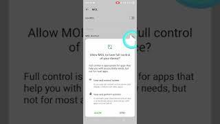 How to mol shortcut enable in Android mobile