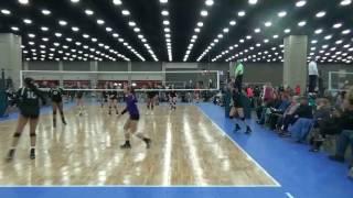 Abby VanHorssen A2 Volleyball Highlights from 3-11-17