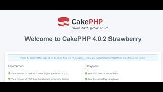 CakePHP 4 installation using composer (2).