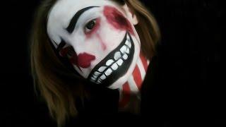 Грим зловещего клоуна\Grim clown