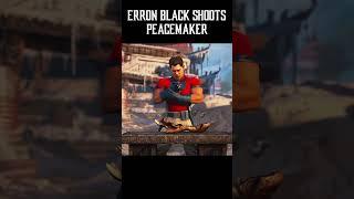MK1 TEST YOUR MIGHT FAILURE: Erron Black Shoots Peacemaker #mortalkombat1 #gaming #reaction