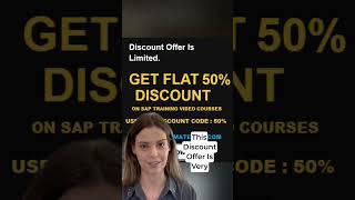 sap training videos courses with 50% discount #saps4hana #sap #saptraining #saptutorial #shortvideo