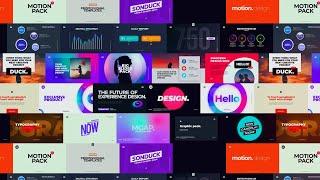 750+ Motion Graphics Advanced Pack Promo