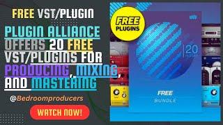 Plugin Alliance offers 20 FREE VST/Plugins for Producing Mixing and, Mastering #PluginAlliance