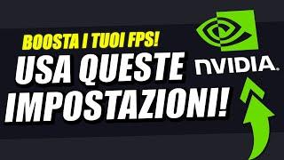  Migliori IMPOSTAZIONI Pannello di controllo NVIDIA per GAMING  2024 