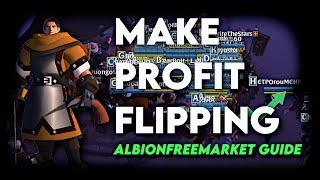 Albion Online: How To Make Silver Flipping items AlbionFreeMarket Guide