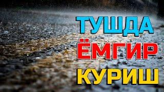 Туш табири - Тушда ёмгир куриш