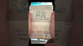 Pocket Sketchbook Tour! | #shorts #sketchbook #travel