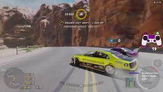 Clean CarX Tandem Chase On Red Rock