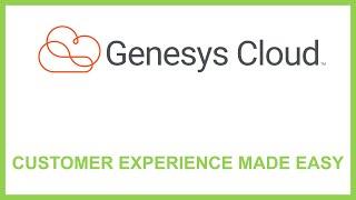 Genesys Cloud - all-in-one omnichannel platform