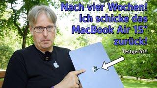 Warum ich das MacBook Air 15 Zoll nach vier Wochen zurückschicke | 4K | Apfeltalk