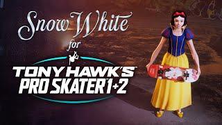 Tony Hawk's Pro Skater 1 + 2 but Snow White is shredding