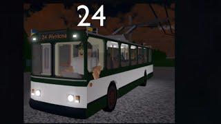 Троллейбус 24 в роблокс! Игра Nid’s Buses & Trams + Выезд из депо