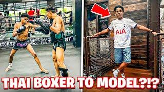 Tito Johnson’s FIRST Photoshoot + Clinch Training with a Rajadamnern Champion | Muay Thai Vlog