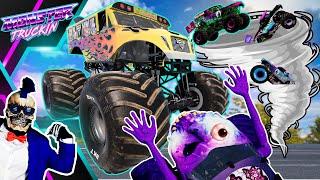Monster Jam INSANE Racing, Freestyle and High Speed Jumps #87 | BeamNG Drive | Grave Digger