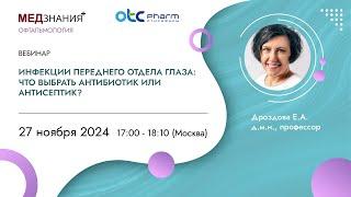 Инфекции переднего отдела глаза: что выбрать антибиотик или антисептик?