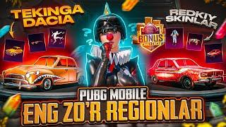  PUBG MOBILEDAGI ENG ZO'R REGIONLAR -  QAYSI REGIONDA ZO'R/TEKINGA SOVG'ALAR BERADI? SOLISHTIRAMIZ