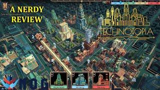 A Nerdy Review | Technotopia | Card based city builder