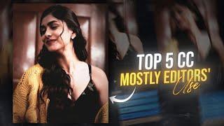 Top 5 CC Mostly Editors' USE  | Preset & XML File | Alight Motion | Rajj Editz |