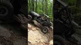 Jeep Hill Climb Something Broke  #jeep #offroad #shorts