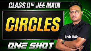 MANZIL Comeback: CIRCLES in 1 Shot | All Concepts + PYQs | JEE Main