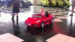 World's Youngest Ferrari Driver--With Chris Moran's daughter Isla!
