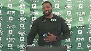 "The Jets Have A Lot Of Young Talent" | Duane Brown Media Availability | New York Jets | NFL
