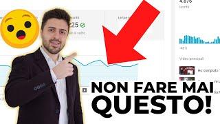 Monetizzazione Youtube: Gli Errori da non commettere!