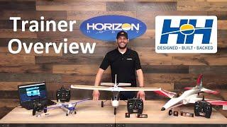 Horizon Hobby Trainer Airplane and Simulator Overview -- Learn To Fly RC Here!