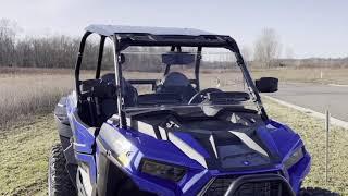 Polaris RZR XP Full Venting Windshield By Spike Power Sports   HD 1080p