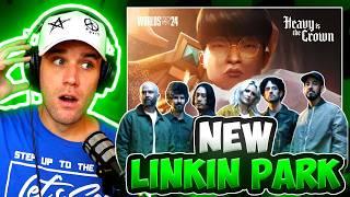 Rapper Reacts to Linkin Park - HEAVY IS THE CROWN | League of Legends WORLDS 2024 ANTHEM (REACTION)