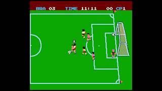 NES Soccer (1985) Gameplay