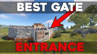 Rust how to Build THE BEST Compound Door | 1 Minute Tutorial