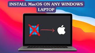 Install macOS Big Sur on a Windows PC. #laptop #pc #macos #tutorial #educational