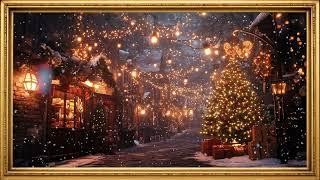 Old Town Christmas Magic | 4K Frame TV Screensaver | No Sound