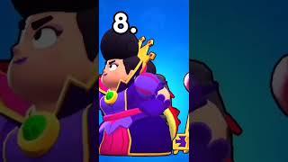 10 BEST SKINS in Brawl Stars my opinion