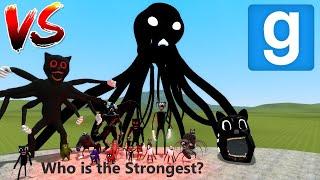 Who is the Strongest Cartoon Creature? - GarrysMod Sandbox (Trevor Henderson NPCs)