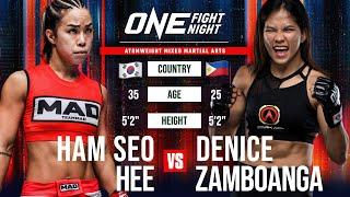 She Left NO DOUBT  Ham Seo Hee's Fiery Rematch With Denice Zamboanga